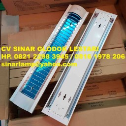 Kap Lampu TL LED RM Grill Kisi Kisi 9 watt